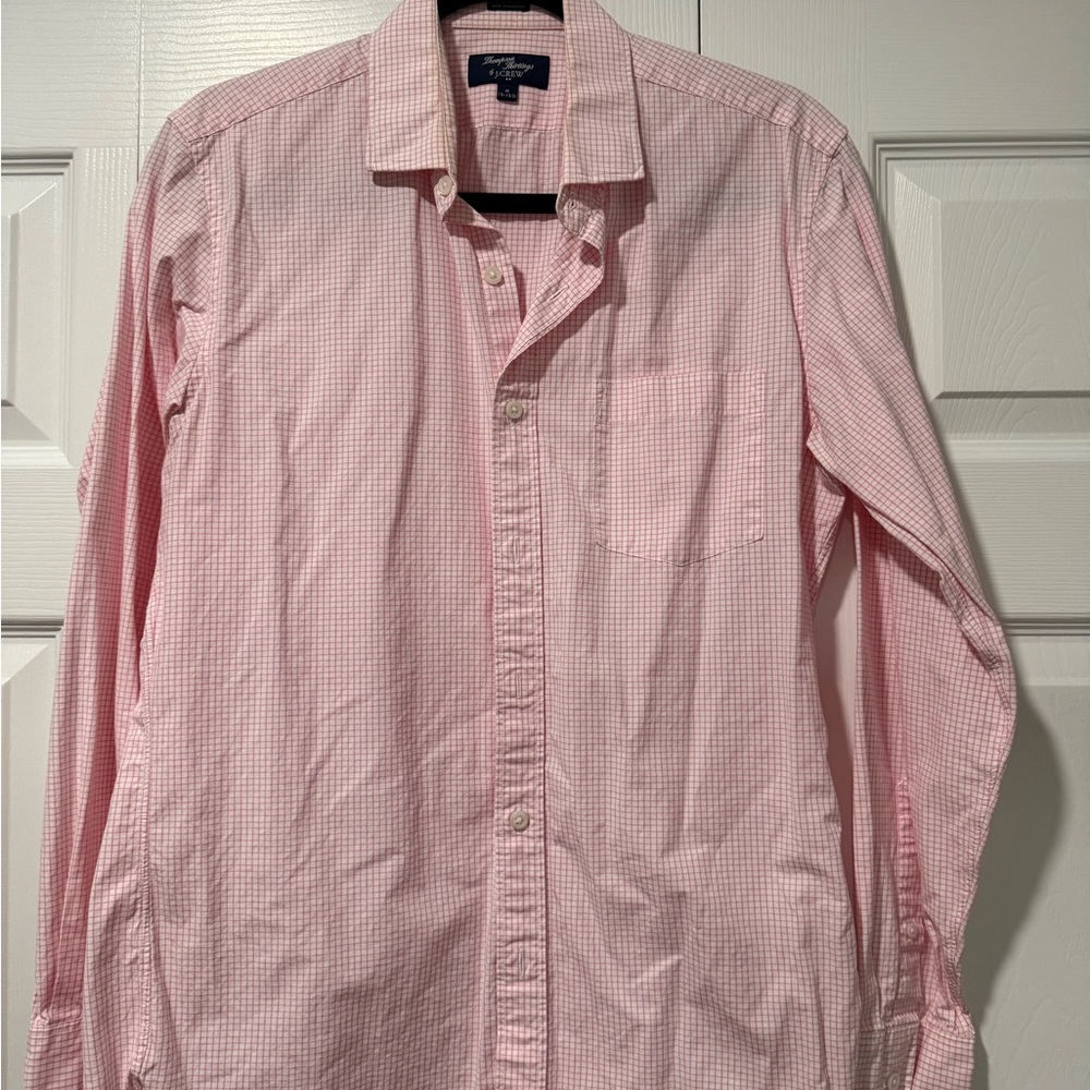 Pink Checkered Men's Shirt